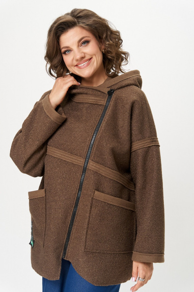 Куртка Michel chic 360/1 кофейный - фото 1