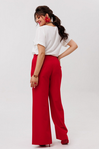 Брюки Anelli 1702 гибискус - фото 10
