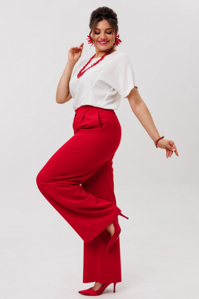 Брюки Anelli 1702 гибискус - фото 6