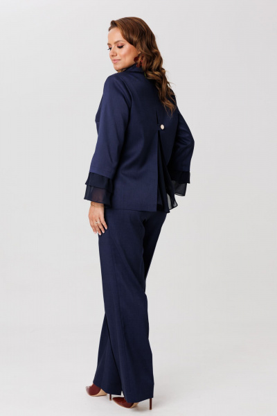 Брюки, жакет Mubliz 226 синий - фото 13