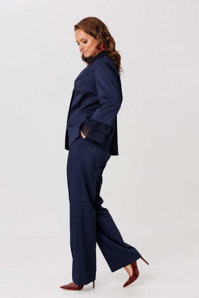 Брюки, жакет Mubliz 226 синий - фото 9