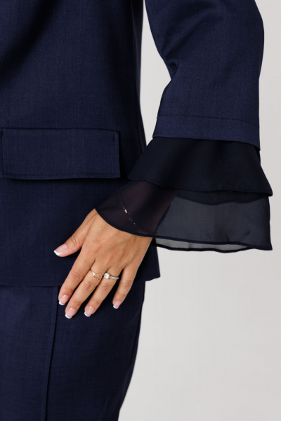 Брюки, жакет Mubliz 226 синий - фото 5