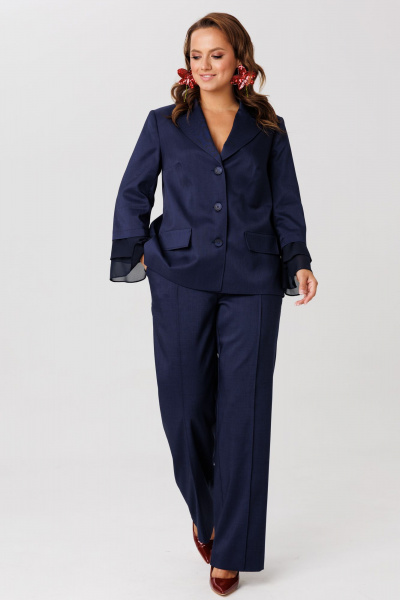 Брюки, жакет Mubliz 226 синий - фото 3