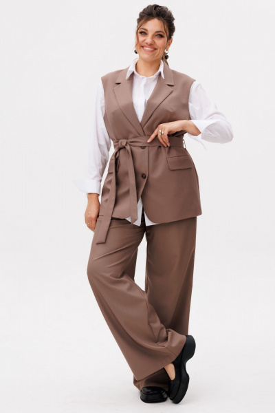 Брюки, жилет Anelli 1501 кора_дуба - фото 12