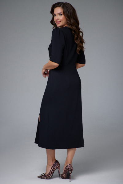 Платье LeNata 16456 чёрный - фото 5