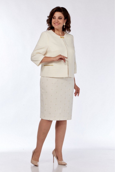 Жакет, платье SVT-fashion 602 шампань - фото 3