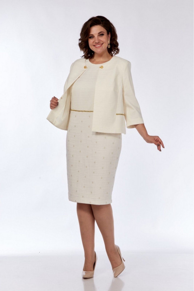 Жакет, платье SVT-fashion 602 шампань - фото 1