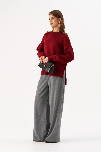 Джемпер Romgil РВ0274-ШЕ5 винный- - фото 10