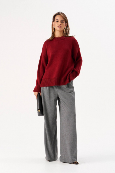 Джемпер Romgil РВ0274-ШЕ5 винный- - фото 9