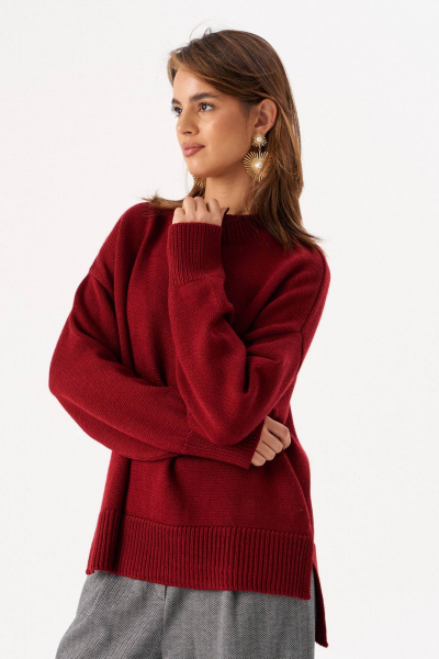 Джемпер Romgil РВ0274-ШЕ5 винный- - фото 2