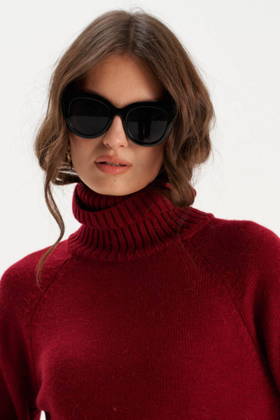 Свитер Romgil РВ0299-ШЕ5 красновато-бордовый - фото 3