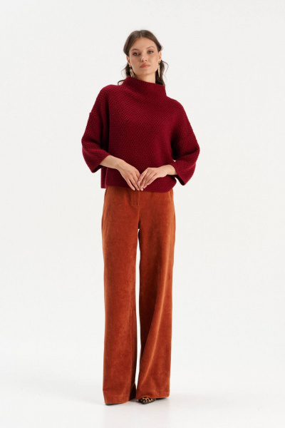 Джемпер Romgil РВ0300-ШЕ5 красновато-бордовый - фото 6