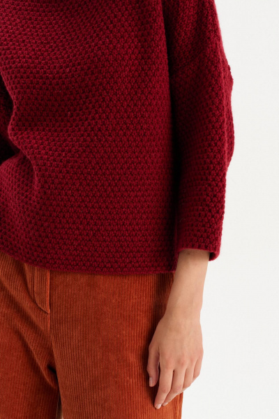 Джемпер Romgil РВ0300-ШЕ5 красновато-бордовый - фото 3