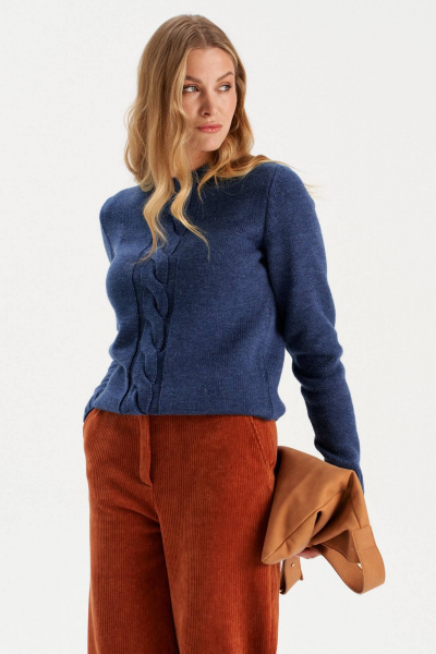 Джемпер Romgil РВ0310-ШЕ5 индиго - фото 9