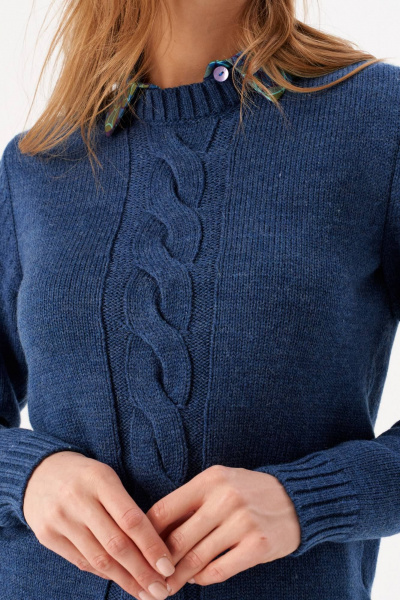 Джемпер Romgil РВ0310-ШЕ5 индиго - фото 4