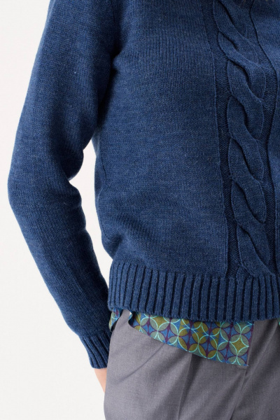 Джемпер Romgil РВ0310-ШЕ5 индиго - фото 3