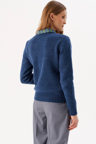 Джемпер Romgil РВ0310-ШЕ5 индиго - фото 2