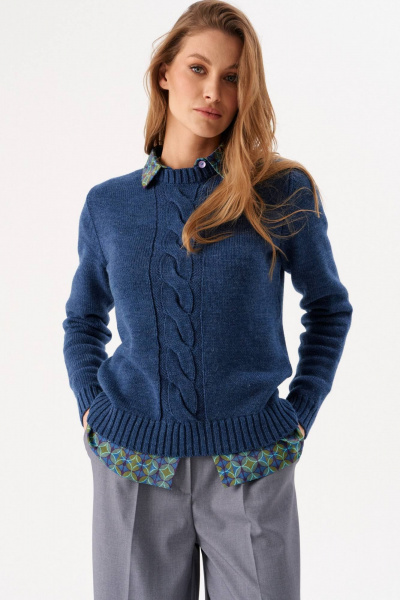 Джемпер Romgil РВ0310-ШЕ5 индиго - фото 1