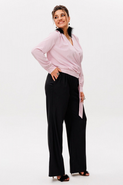 Блуза Anelli 1574  пудра_ балерины - фото 7