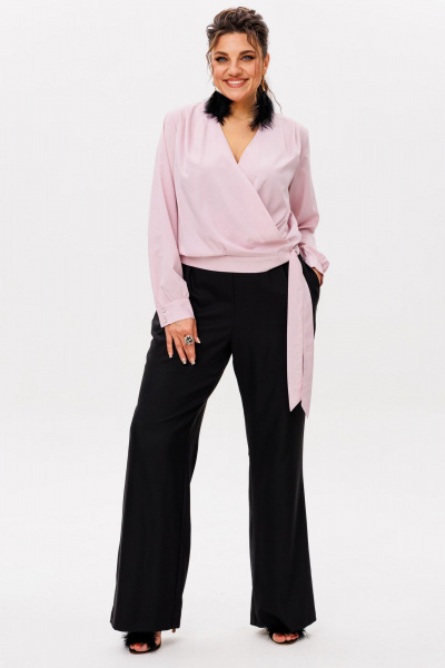 Блуза Anelli 1574  пудра_ балерины - фото 3