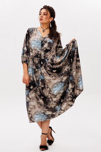 Платье Anelli 1454 галактика - фото 3