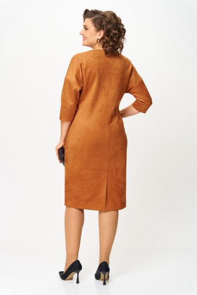 Платье Michel chic 2068/1 рыжий - фото 6