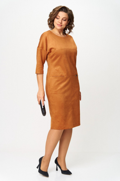 Платье Michel chic 2068/1 рыжий - фото 5