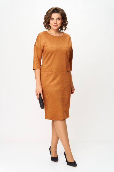 Платье Michel chic 2068/1 рыжий - фото 2