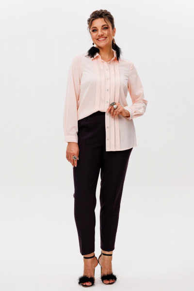 Брюки Anelli 1625 вино - фото 1