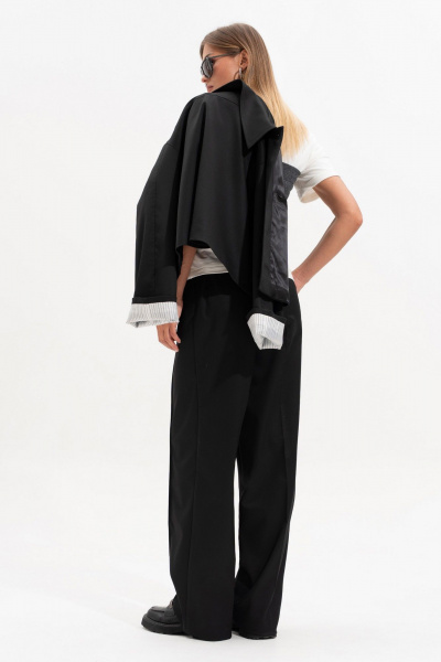 Брюки, жакет SILVERSPICE S-1532 черный - фото 14