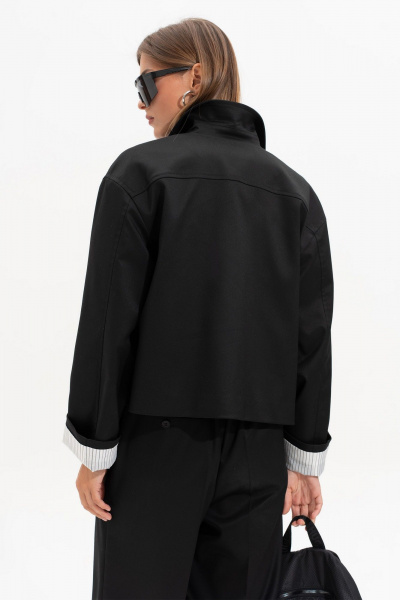 Брюки, жакет SILVERSPICE S-1532 черный - фото 12