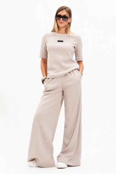 Брюки SILVERSPICE S-3522 бежевый - фото 5