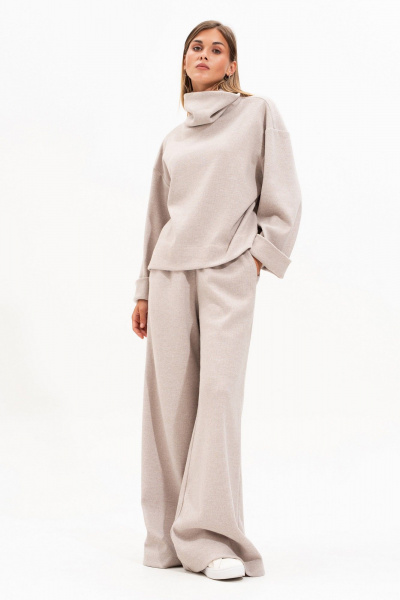 Брюки SILVERSPICE S-3522 бежевый - фото 2