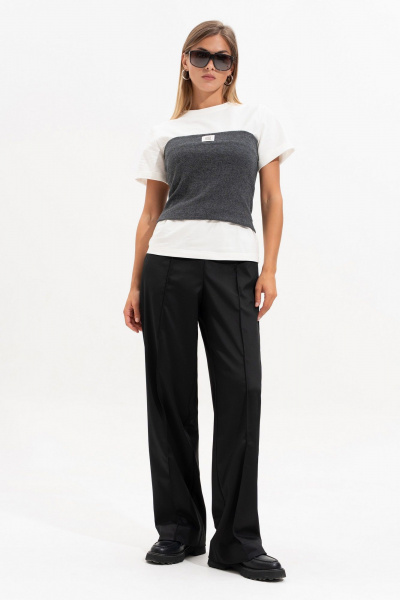 Брюки SILVERSPICE S-3524 черный - фото 11