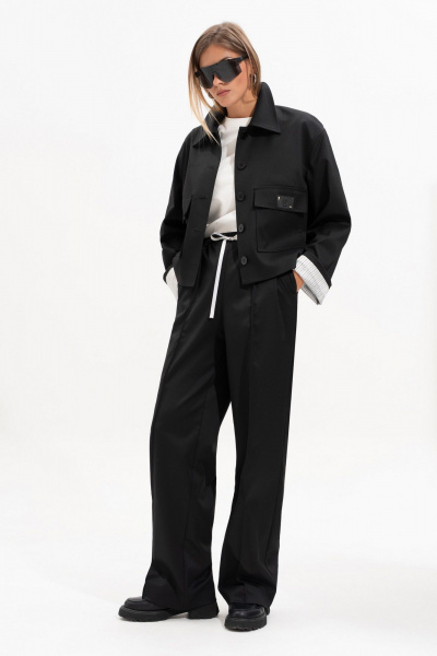 Брюки SILVERSPICE S-3524 черный - фото 10