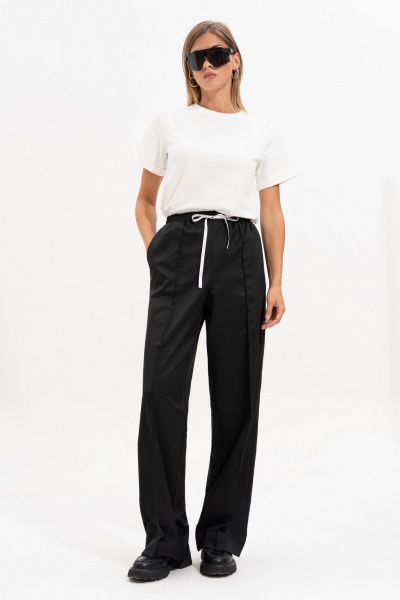 Брюки SILVERSPICE S-3524 черный - фото 1