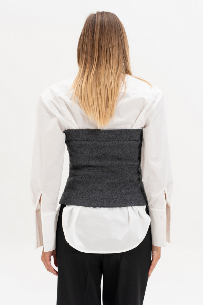 Блуза SILVERSPICE S-7518 белый - фото 15