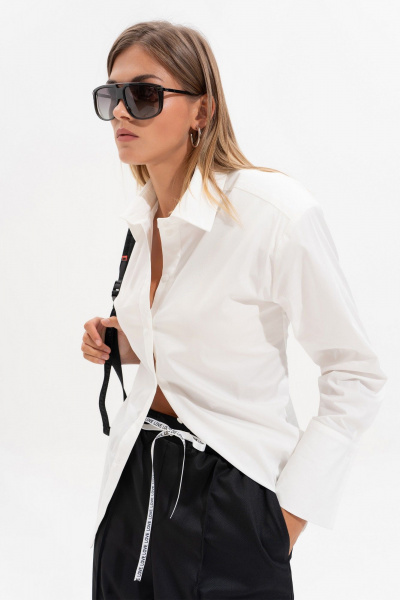 Блуза SILVERSPICE S-7518 белый - фото 12