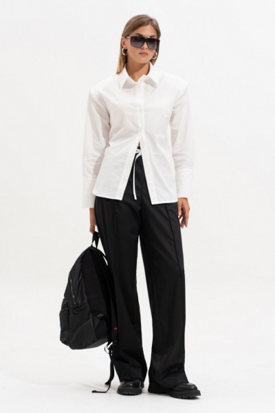 Блуза SILVERSPICE S-7518 белый - фото 9