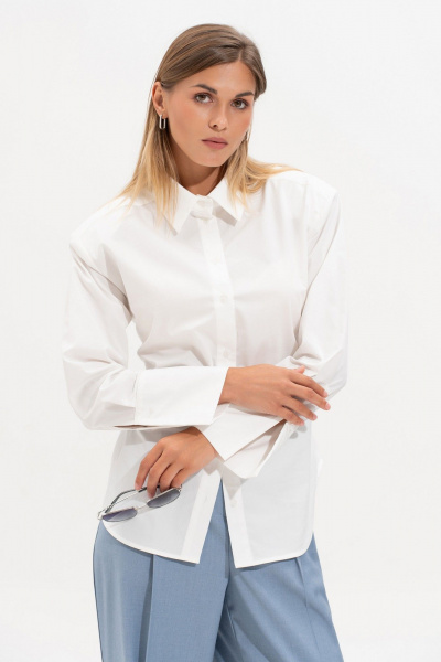 Блуза SILVERSPICE S-7518 белый - фото 6