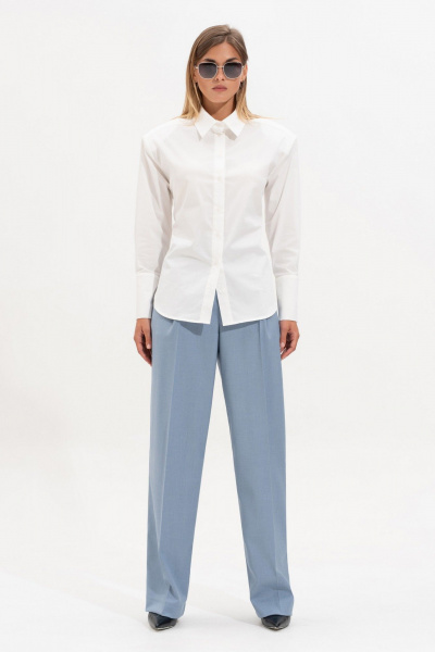 Блуза SILVERSPICE S-7518 белый - фото 2