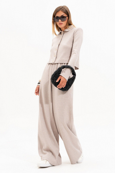 Кардиган SILVERSPICE S-7519 бежевый - фото 6