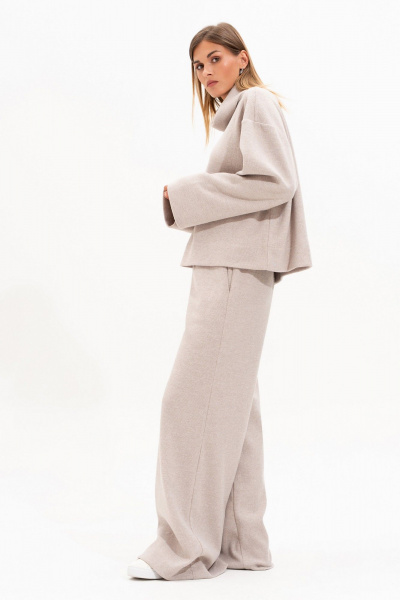 Джемпер SILVERSPICE S-7521 бежевый - фото 9