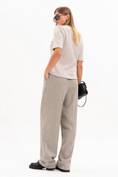 Джемпер SILVERSPICE S-7523 бежевый - фото 4