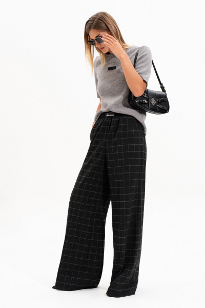 Джемпер SILVERSPICE S-7523 серый - фото 3