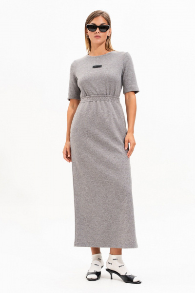 Джемпер, юбка SILVERSPICE S-8565 серый - фото 1