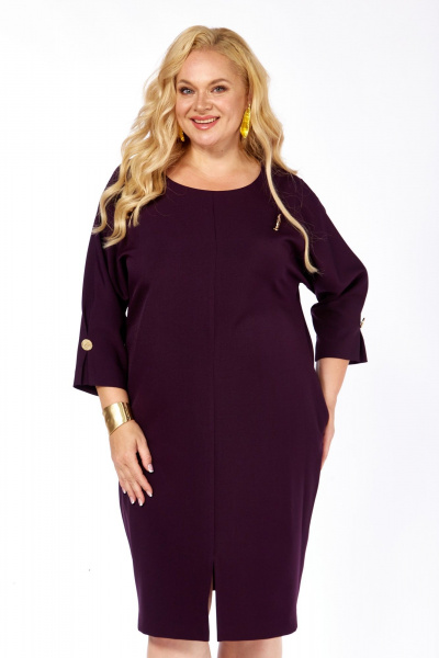 Платье СиБон 0231 бордо - фото 3