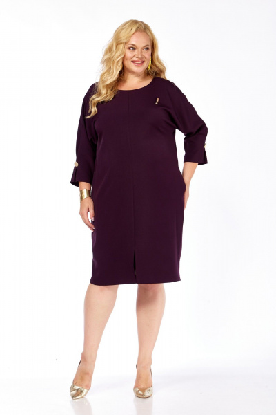 Платье СиБон 0231 бордо - фото 2