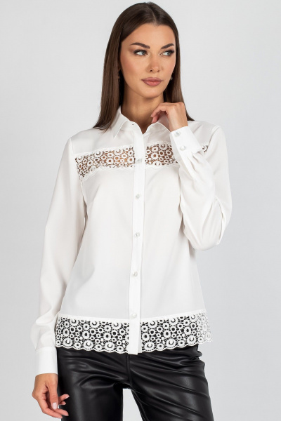 Блуза VIZAVI 737 молочный - фото 8