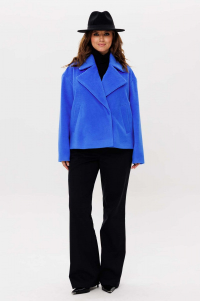 Полупальто Mislana 11065 синий - фото 2